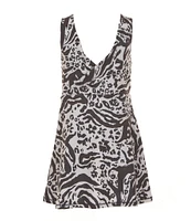 Nike Little Girls 4-6X Sleeveless Wildflower Print Drop-Waist Dress