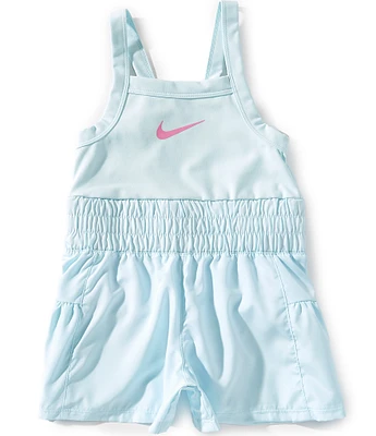 Nike Little Girls 4-6X Sunny Swoosh Runsie Romper