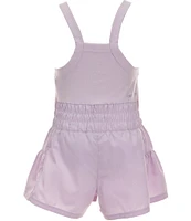 Nike Little Girls 4-6X Sunny Swoosh Runsie Romper