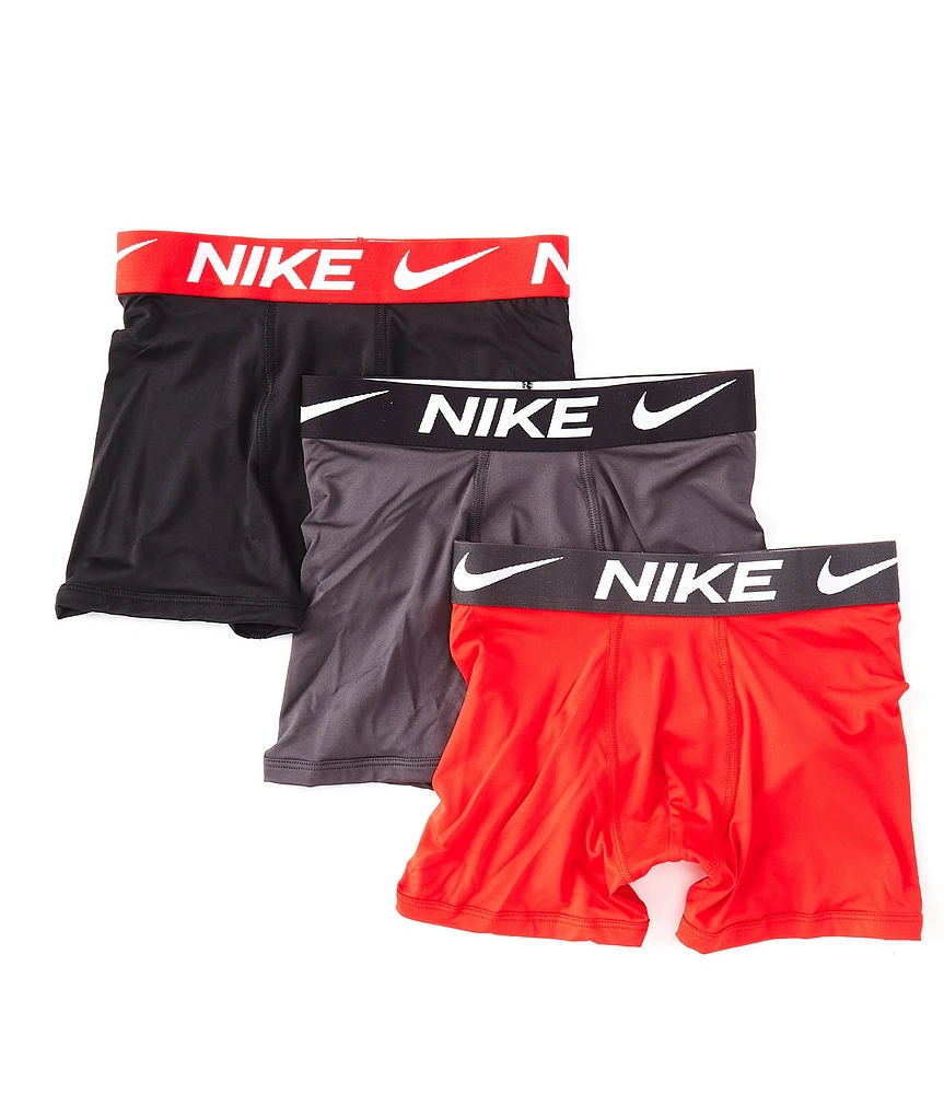 Nike Little/Big Boys 6-20 Solid Dri-FIT Boxer Brief 3-Pack