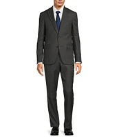 No Ordinary Joe by Ted Baker Modern Fit Flat Front Nailhead Pattern 2-Piece Suit