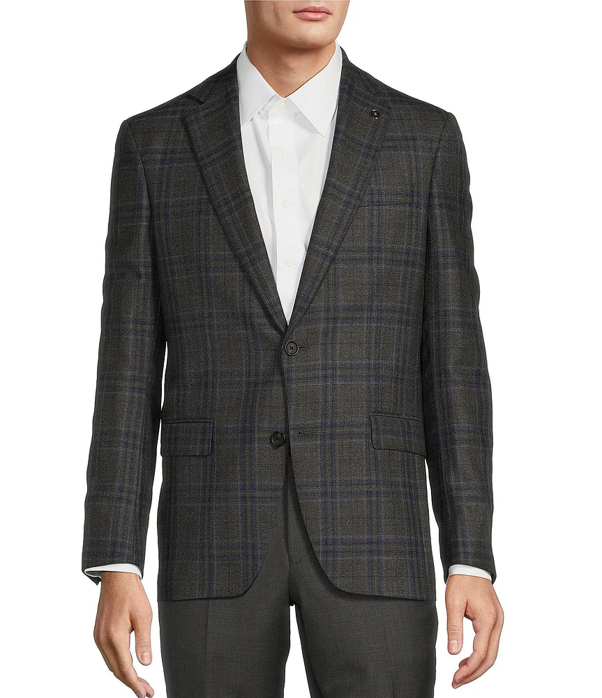 No Ordinary Joe by Ted Baker Modern Fit Plaid Pattern Sport Coat