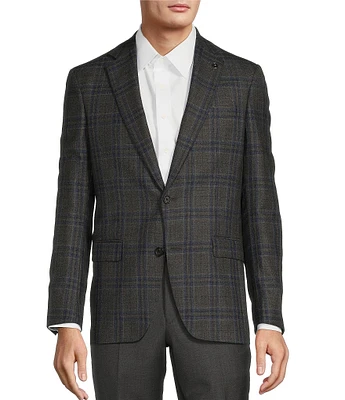 No Ordinary Joe by Ted Baker Modern Fit Plaid Pattern Sport Coat