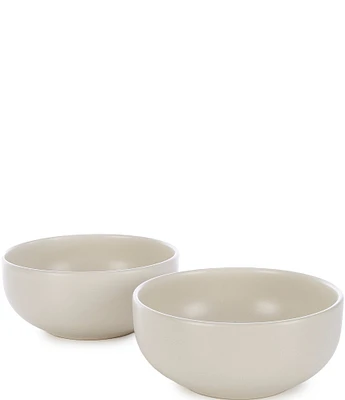 Noble Excellence Aria Glazed Cereal Bowls, Set of 2