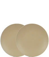 Noble Excellence Aria Glazed Coupe Dinner Plates, Set of 2