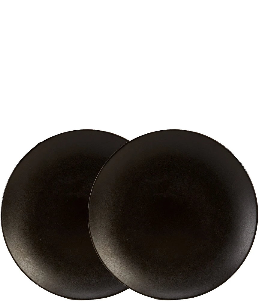 Noble Excellence Aria Glazed Coupe Salad Plates, Set of 2