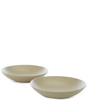 Noble Excellence Aria Glazed Coupe Soup Plates, Set of 2