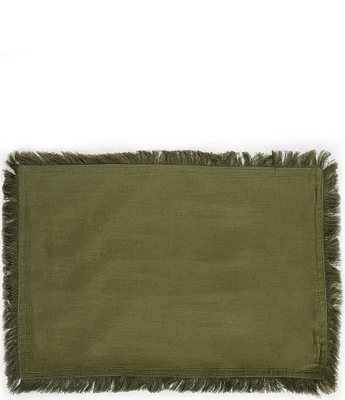 Southern Living Fringe Placemats, Set of 2