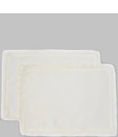 Southern Living Fringe Placemats, Set of 2