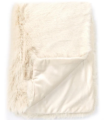 Noble Excellence Warm Shop Collection Madison Faux Fur Throw