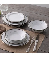 Noritake Austin Platinum Collection 12-Piece Set, Service For 4