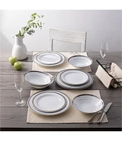 Noritake Austin Platinum Collection 12-Piece Set, Service For 4