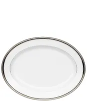 Noritake Austin Platinum Porcelain Oval Platter