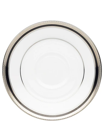 Noritake Austin Platinum Porcelain Saucer