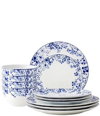 Noritake Bloomington Road 12-Piece Dinnerware Set