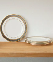 Noritake Brilliance Bone China Bread & Butter / Appetizer Plates, Set of 4