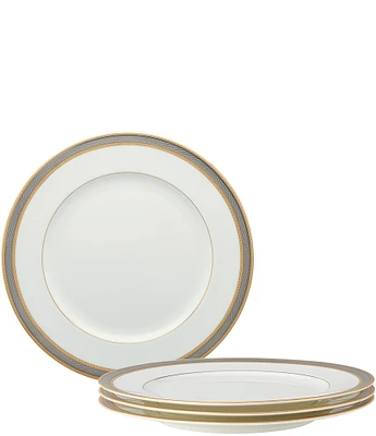 Noritake Brilliance Bone China Dinner Plates, Set of 4