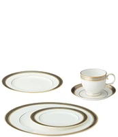 Noritake Brilliance Bone China Dinner Plates, Set of 4