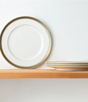 Noritake Brilliance Bone China Dinner Plates, Set of 4