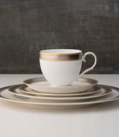 Noritake Brilliance Bone China Dinner Plates, Set of 4