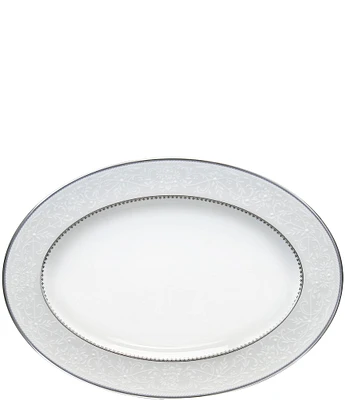 Noritake Brocato Chinoiserie Oval Platter 14#double;