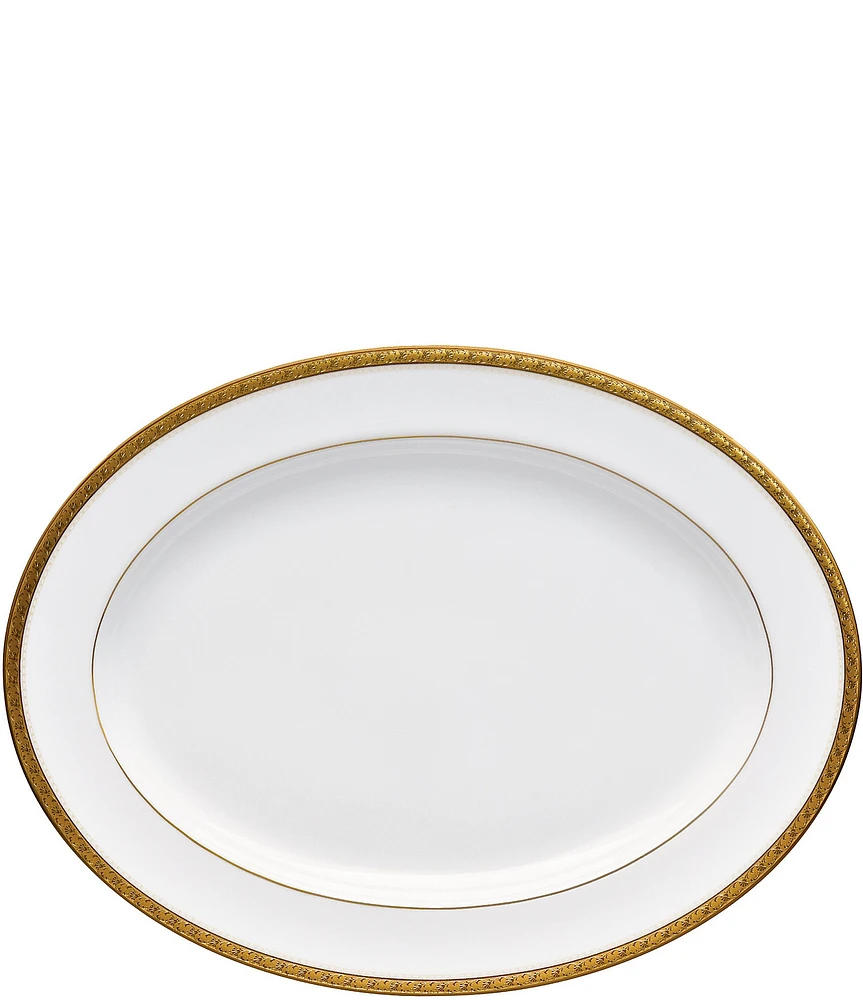 Noritake Charlotta Gold 14#double; Oval Platter