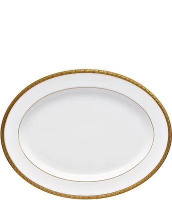 Noritake Charlotta Gold 14#double; Oval Platter