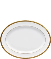 Noritake Charlotta Gold 14#double; Oval Platter