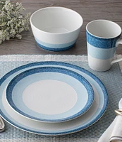 Noritake Colorscapes Layers Collection Coupe Dinner Plates, Set of 4