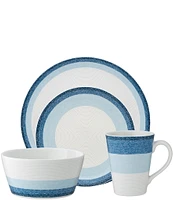 Noritake Colorscapes Layers Collection 4-Piece Coupe Place Setting