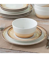 Noritake Colorscapes Layers Collection 12-Piece Coupe Dinnerware Set