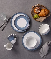 Noritake Colorscapes Layers Collection 12-Piece Coupe Dinnerware Set