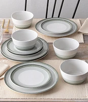 Noritake Colorscapes Layers Collection 12-Piece Coupe Dinnerware Set