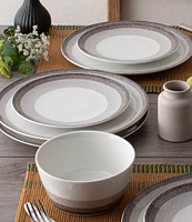 Noritake Colorscapes Layers Collection 12-Piece Coupe Dinnerware Set