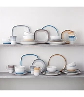 Noritake Colorscapes Layers Collection 12-Piece Coupe Dinnerware Set