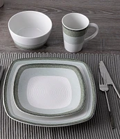 Noritake Colorscapes Layers Collection 4-Piece Square Place Setting