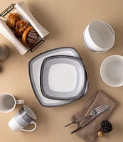 Noritake Colorscapes Layers Collection 4-Piece Square Place Setting