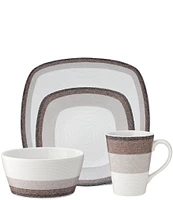 Noritake Colorscapes Layers Collection 4-Piece Square Place Setting