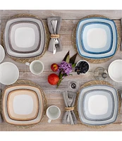 Noritake Colorscapes Layers Collection 4-Piece Square Place Setting