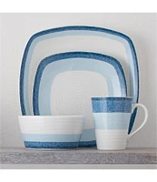 Noritake Colorscapes Layers Collection 4-Piece Square Place Setting