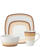 Noritake Colorscapes Layers Collection 4-Piece Square Place Setting