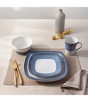 Noritake Colorscapes Layers Collection 4-Piece Square Place Setting