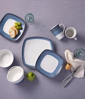 Noritake Colorscapes Layers Collection 4-Piece Square Place Setting