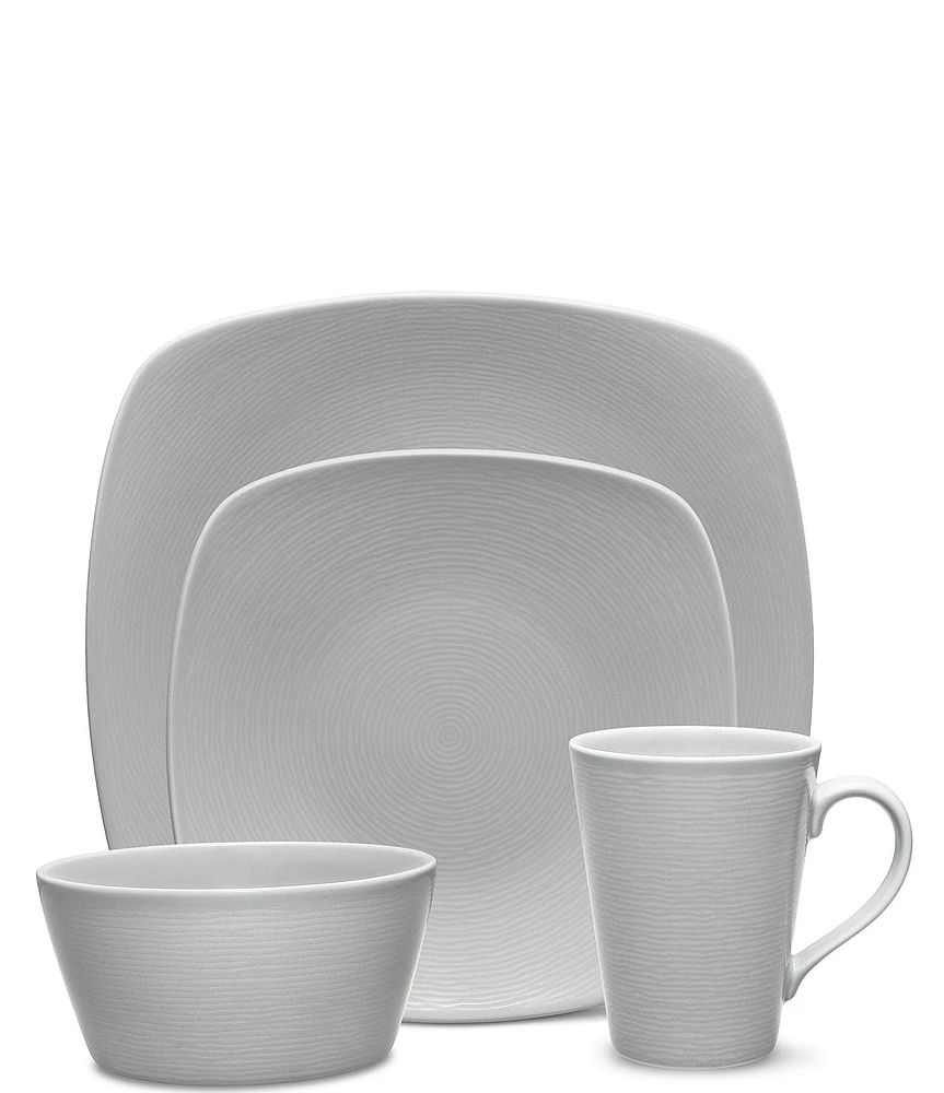 Noritake Colorscapes Swirl 4-Piece Square Place Setting