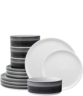 Noritake ColorStax Ombre Collection 12-Piece Dinnerware Set