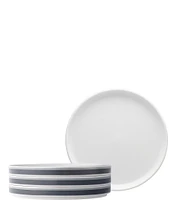 Noritake ColorStax Stripe Collection Salad Plates, Set of 4