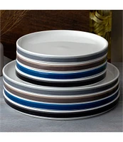 Noritake ColorStax Stripe Collection Salad Plates, Set of 4