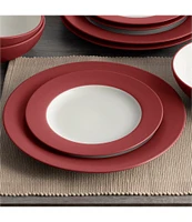 Noritake Colorwave 11#double; Rim Dinner Plates, Set of 4