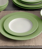 Noritake Colorwave 11#double; Rim Dinner Plates, Set of 4