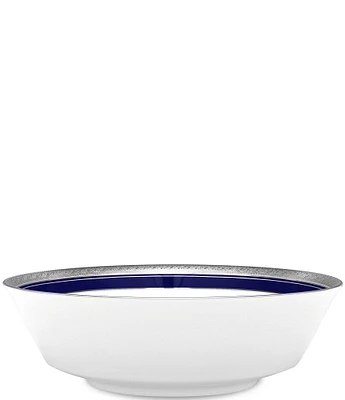 Noritake Crestwood Cobalt Platinum Porcelain Round Vegetable Bowl